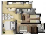 Apartamento de 68 m - Vilagio Simone